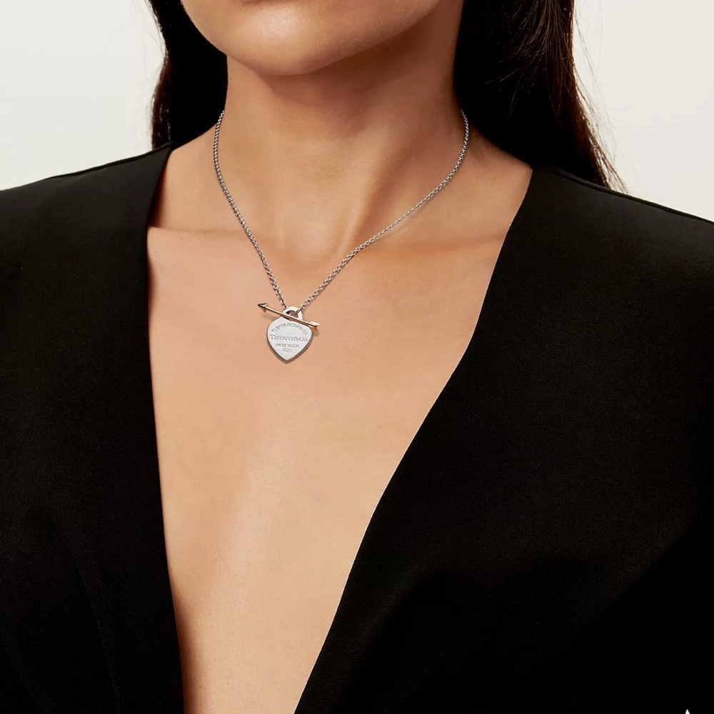 Tiffany’s Lovestruck heart tag pendant